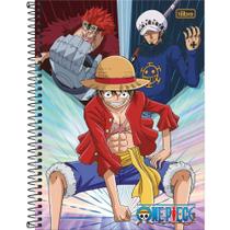 Caderno 10X1 Capa Dura ONE Piece 160 Folhas - Pacote com 4 Unidades