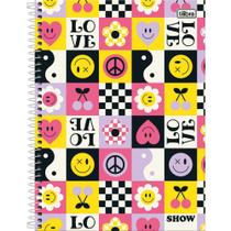 Caderno 10X1 Capa Dura SHOW 160FLS. Feminino PCT.C/04