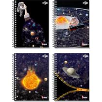 Caderno 10X1 Capa Dura Space 160 Folhas