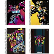 Caderno 10X1 Capa Dura Transformers 160F PCT com 04