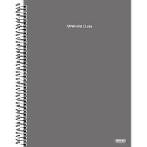 Caderno 10X1 Capa Dura WORLD CLASS 160F