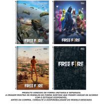 Caderno 10x1 cd free fire 160 folha - tilibra Caderno 10x1 cd free fire 160 folha - tilibra