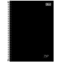Caderno 10X1 Zip Preto 160 FolhasFLS 305421 - TILIBRA