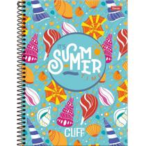 Caderno 12X1 Capa Dura CLIFF Feminino 192 Folhas - Pacote com 4 Unidades