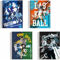 Caderno 12X1 Capa Dura SPORT 192FLS. PCT.C/04