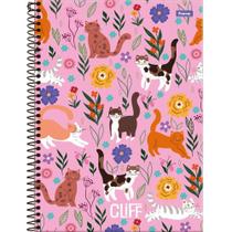 Caderno 15X1 Capa Dura CLIFF Feminino 240 Folhas Pacote com 02