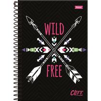 Caderno 15x1 capa dura cliff feminino 240fls. foroni