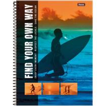 Caderno 15X1 Capa Dura Freewave 240 Folhas Pacote com 2 Unidades