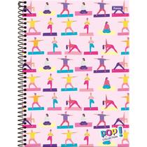 Caderno 15x1 capa dura pop collection 300 folhas foroni