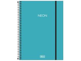 Caderno 160 cp neon az tilibra 302384