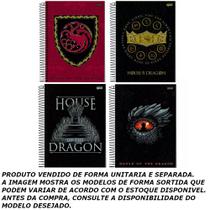 Caderno 160f 10 materias house of the dragon - jandaia