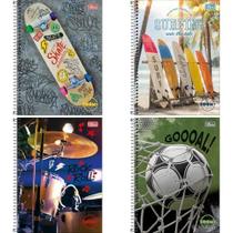 Caderno 16X1 Capa Dura Zoom+ 320 Folhas Masculino