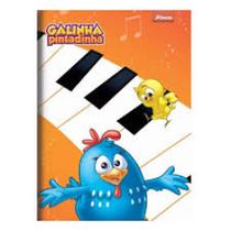 Caderno 1m 96fls broch. galinha pintadinha