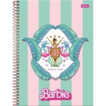Caderno 1X1 Capa Dura Barbie Teen 80 Folhas Pacote com 4