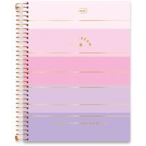 Caderno 1X1 Capa Dura Daydream 2 em 1 com Planner 80 Folhas Pacote com 4 Unidades