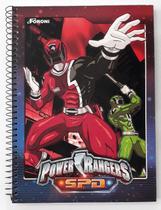 Caderno 1x1 Capa Dura Foroni 96 Folhas Power Rangers S.P.D