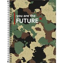 Caderno 1X1 Capa Dura Hide 80 Folhas - Pacote com 4 Unidades