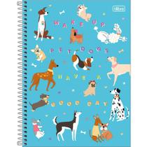 Caderno 1X1 Capa Dura HUG ME 80 Folhas Pacote com 4