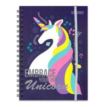 Caderno 1X1 College Unicórnio 37799-Dermiwil