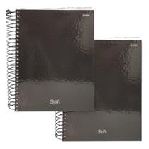 Caderno 20 Materias Feminino Masculino 320 Fls Stiff 2 Unid