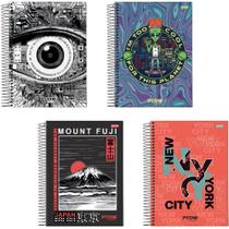 Caderno 20X1 Capa Dura FLOW 320FLS.