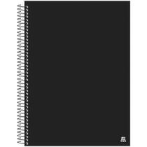Caderno 20X1 Capa Dura KBOM BLACK 280 Folhas Pacote com 2 Caderno 20X1 Capa Dura KBOM BLACK 280 Folhas Pacote com 2