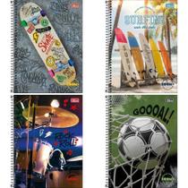 Caderno 20X1 Capa Dura Zoom+ 400 Folhas Masculino PCT.C/04