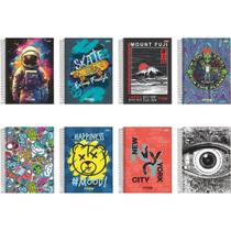 Caderno 25X1 Capa Dura FLOW 400 Folhas Pacote com 2 Unidades Caderno 25X1 Capa Dura FLOW 400 Folhas Pacote com 2 Unidades