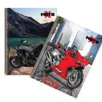 Caderno 400fls Capa Dura Universitário 20 matérias 1 unid