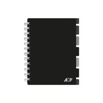 Caderno 96 Folhas Reposicionáveis + 5 Divisórias Coloridas Caderno 96 Folhas Reposicionáveis + 5 Divisórias Coloridas