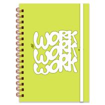 Caderno A5 120g quadriculado escolar trabalho planejamento organização inteligente - Sunsea Papelaria