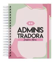 Caderno A5 Com 100 Paginas Personalizado Nome Administradora