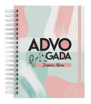 Caderno A5 Com 100 Paginas Personalizado Nome Advogada