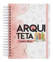 Caderno A5 Com 100 Paginas Personalizado Nome Arquiteta