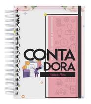 Caderno A5 Com 100 Paginas Personalizado Nome Contadora