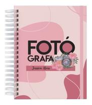 Caderno A5 Com 100 Paginas Personalizado Nome Fotografa