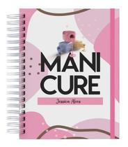 Caderno A5 Com 100 Paginas Personalizado Nome Manicure