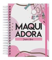 Caderno A5 Com 100 Paginas Personalizado Nome Maquiadora