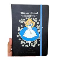Caderno A5 com Elástico e 96 folhas Alice in Wonderland Caderno A5 com Elástico e 96 folhas Alice in Wonderland