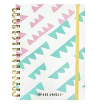 Caderno A5 Cotton Candy - Capa dura, Espiral , Pautado, 120 Folhas