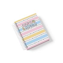 Caderno A5 de Logins e Senhas Candy Colorido Papelaria Fofa