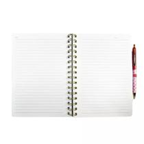 Caderno A5 Espiral 80 Folhas com Caneta - Office Basics