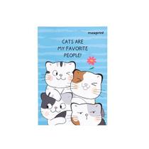 Caderno A5 Gatinhos Mod1 60Fls 15X21Cm