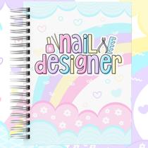 Caderno A5 Profissão Estágio Trabalho Técnico Nail Designer