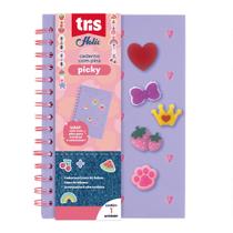 Caderno A5 Tris Pick 80 fls Caderno A5 Tris Pick 80 fls