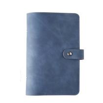 Caderno A6 com 31 Folhas - Capa de Couro PU Macio