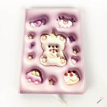 Caderno Acolchoado Gatinho Luxo Modelo:LJ169
