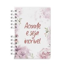 Caderno Acorde e seja incrível 15x21cm Caderno Acorde e seja incrível 15x21cm