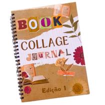Caderno Adesivos Collage Book A5 Adesivo Primeira Edição