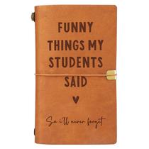 Caderno Afterprints Coisas Engraçadas que Meus Alunos Disseram PU